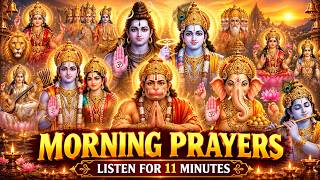 Daily Peaceful Morning Mantras | सुबह की दिव्य शुरुआत | Shiv Hanuman Vishnu Durga Surya Mantra screenshot 3