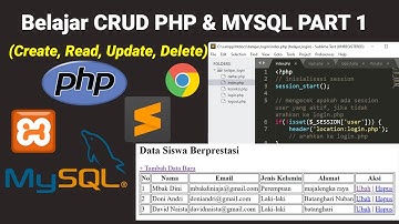 9. Membuat Database dan membuat CRUD PART 1 (Database & Read Data) | Belajar PHP & MYSQL Pemula
