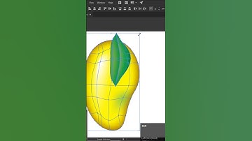 3D Mango Design....... In ILLUSTRATOR  #shorts  #grafix #adobe #adobeillustrator #adobephotoshop