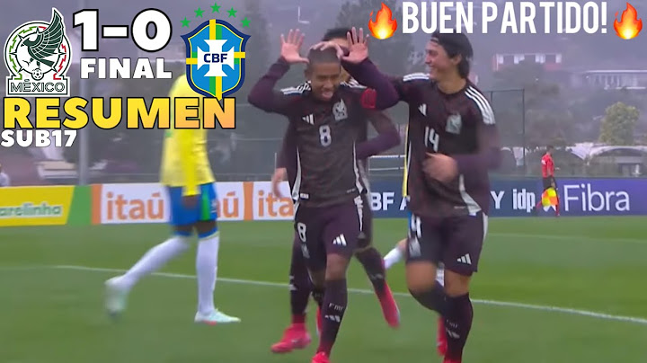México SUB17 vs Brazil SUB17 RESUMEN 🤩 Final 🇲🇽1-0🇧🇷 🔥BUEN PARTIDO!🔥 Amistoso 🤝⚽️