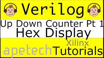 CSULB CECS 201 : Up Down Counter part 1 ( Hex Display)