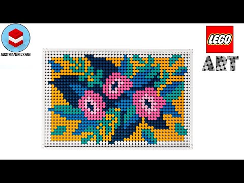 LEGO Art 31207 Floral Art Speed Build