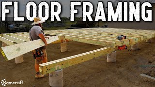 Start to Finish Floor Framing  20x32 Workshop Build