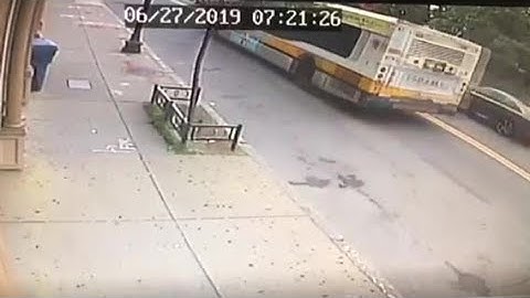 Video captures MBTA bus driver on wrong side of road