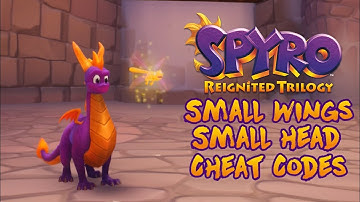 Spyro Reignited Trilogy - Small Head + Small Wings Cheat Codes