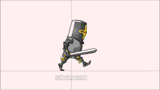 Animated knight 2d game asset preview