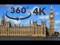 London in 360 VR 4K - Big Ben & Parliament