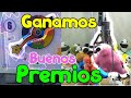 GANAMOS PREMIOS OTRA VEZ en la maquina super star y de paso tambien peluches!!!