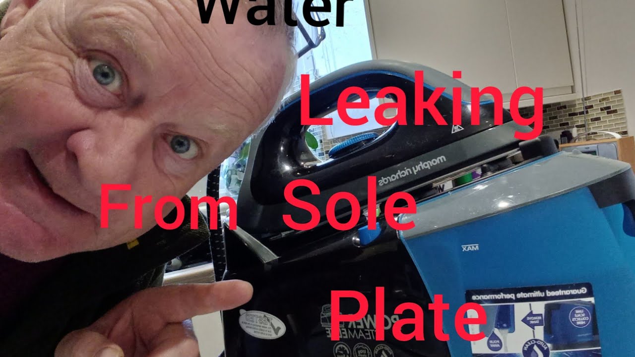 Morphy Richards steam power elite water coming from sole plate when you press the steam button