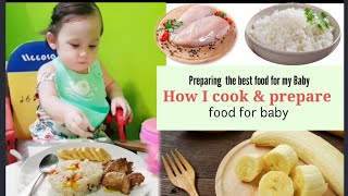 How I cook & prepare  my baby  food || lets cook with me || simply mom lea andig