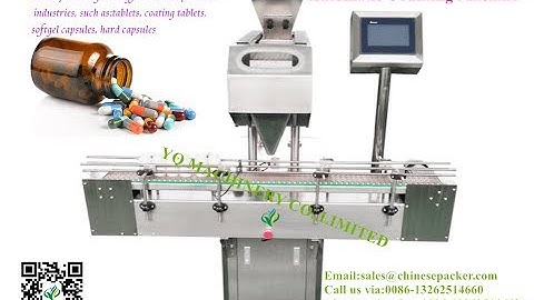 8 trays tablet  capsule counting and bottling machine manufacturers 30BPM counter