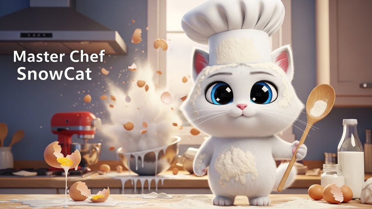 Master Chef SnowCat - What Could Go Wrong? 👨‍🍳🐱