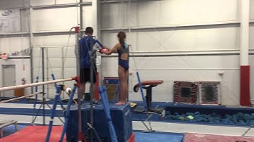 Allie Morgan Vault Training Video: Yurchenko layout full Jan. 2016. Class of 2020