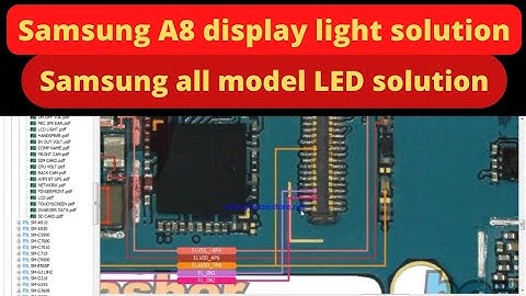 Samsung A8 display light solution Samsung a810s display light solution @Jagdambamobile