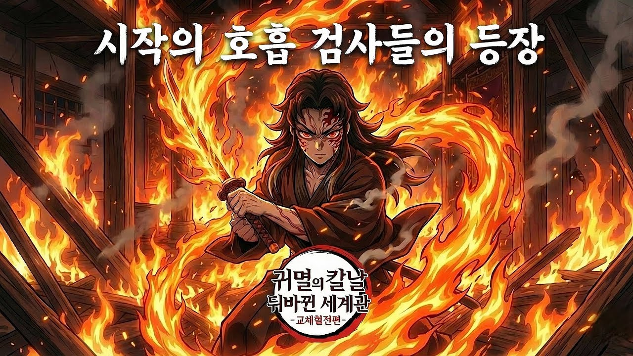 [귀멸의 칼날 뒤바뀐 세계관:교체혈전편 4부] 시작의 호흡 검사들의 등장