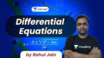 CSIR NET | Maths by Rahul Jain | Differential Equations Unacademy csir net