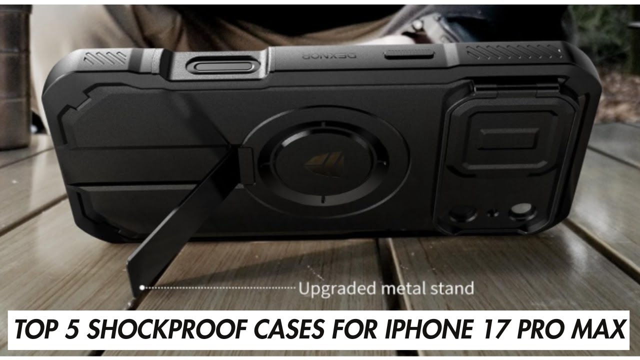 Top 5 SHOCKPROOF CASES FOR THE iphone 17 Pro Max 2025