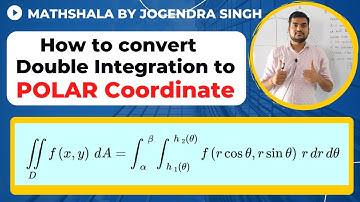 Convert DOUBLE INTEGRATION TO POLAR CO-ORDINATES by Assistant Professor Jogendra Singh