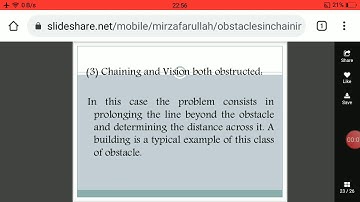 Obstacle to both Chaining and Ranging