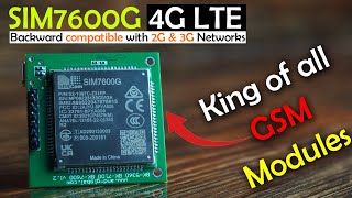 SIM7600G LTE GSM with ESP32, Send SMS, & Receive SMS compatible with 4G, 3G, & 2G networks