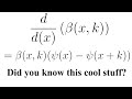 Did you know this cool stuff? || Derivative of Beta function