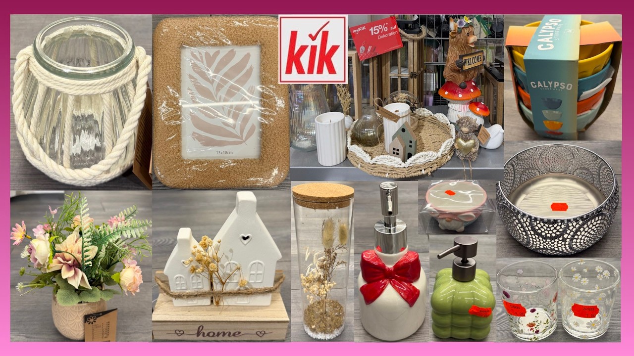 *KIK * Günstige Deko im Sale