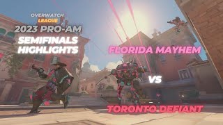 Overwatch League 2023 Pro-Am Semifinals Highlights Florida Mayhem VS Toronto Defiant