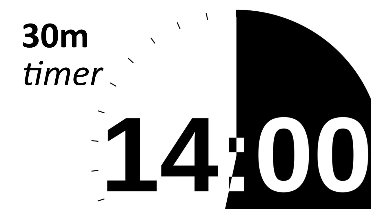 Таймер сна 30 минут. 30 М таймер.
