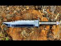 MAKING A RAMBO KNIFE FROM JUNK