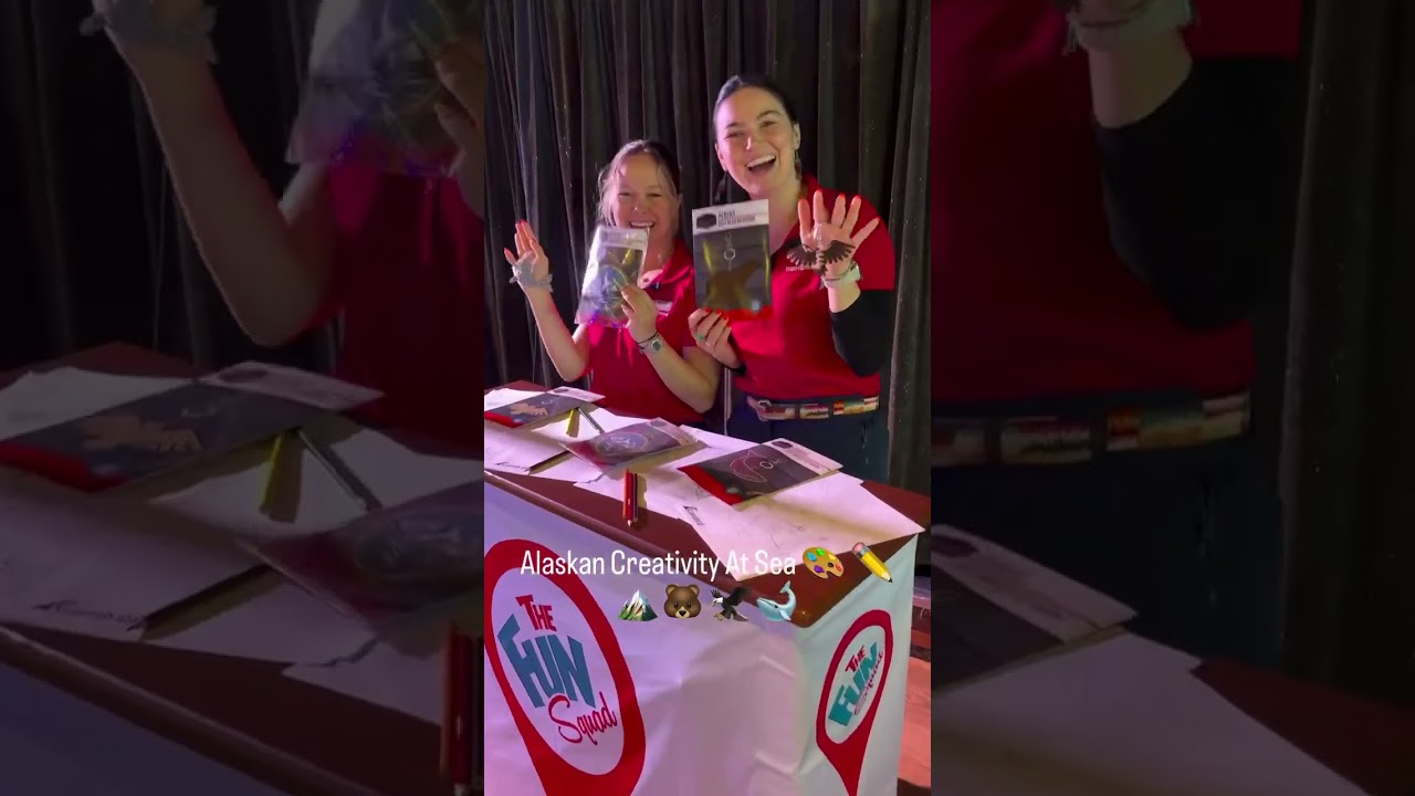 Alaskan cruise onboard the Carnival Luminosa with your cruise director, Louis 🛳️ #shorts