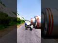 Truck vs Hydraulic Crush in the game BeamNG.drive