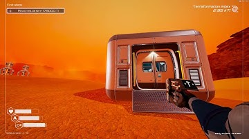 Exploring a crashed ship and heat waves???-The Planet Crafter EP 2