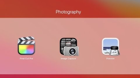 How to create files in Launchpad on macOS Big Sur desktop