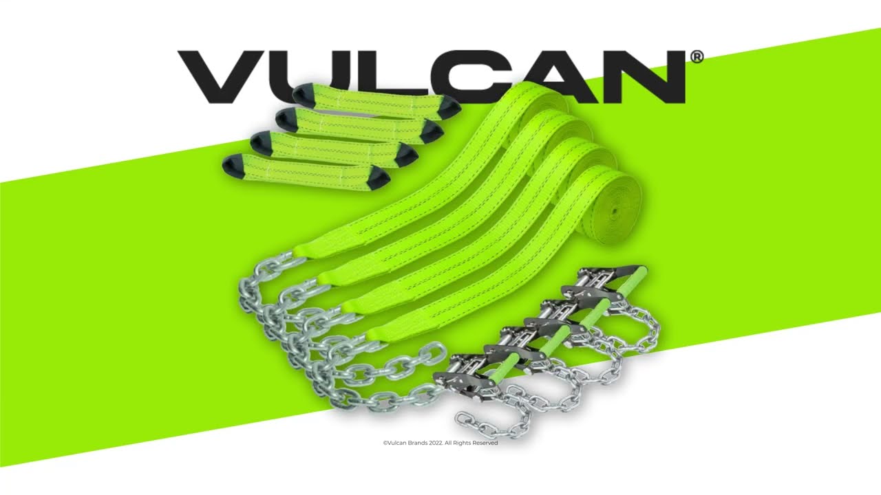 VULCAN 8Point Roll Back Vehicle Tie Down Kit with Chain Tails On Both