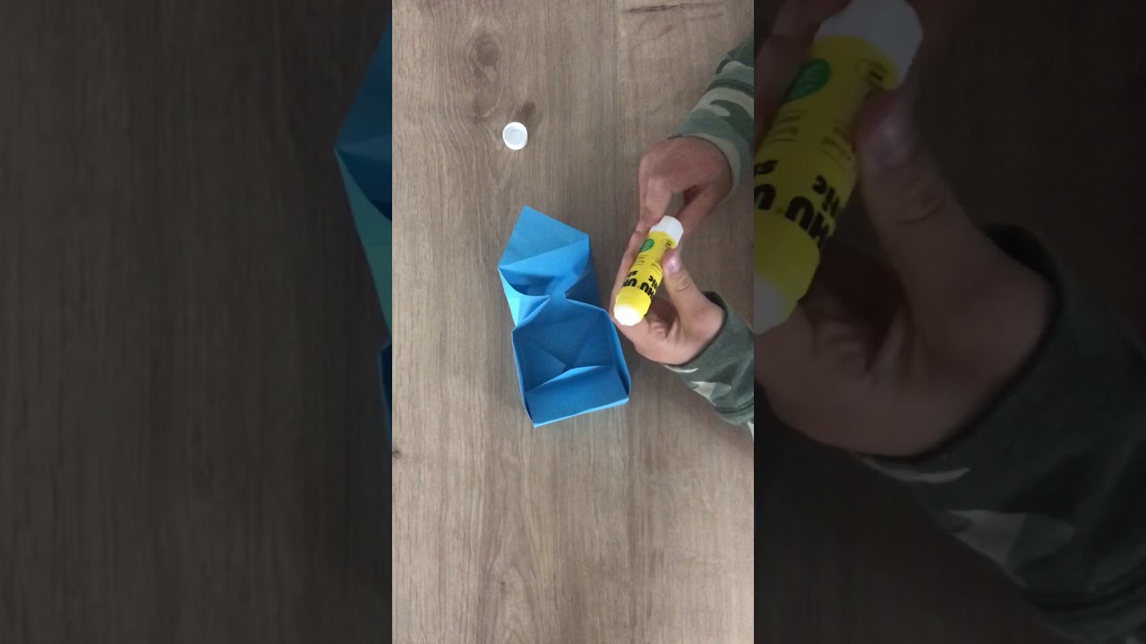 Comment créer une boite en papier? - YouTube