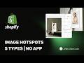 How to Add Image Hotspots in Shopify (5 Content Types, No App)