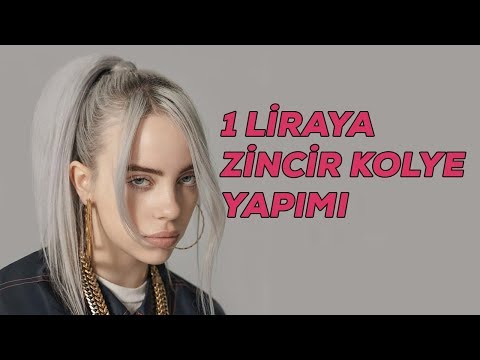 KENDİN YAP ! 1 LİRAYA ZİNCİR KOLYE YAPIMI