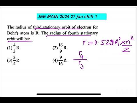 JEE MAIN 2024(27jan shift1) 14 JEE MAIN 2024(27jan shift1)