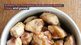 Instant Pot Cinnamon Roll Monkey Bread