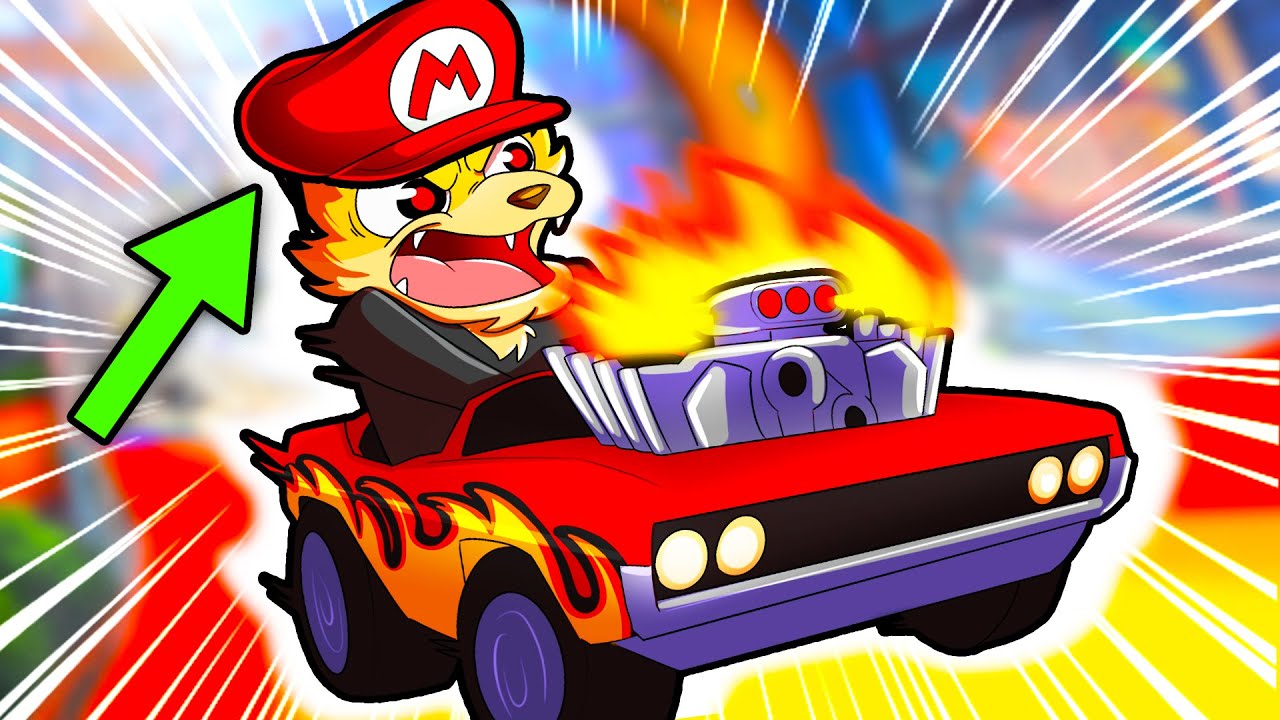 GARE DI MACCHINE ILLEGALI MA SU STUMBLE GUYS CON DRCAT E TEKNOYD! È DIVENTATO MARIO KART?! *EPICO*