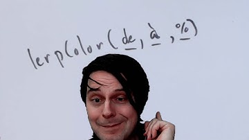 28 - Mélanger deux couleurs avec lerpColor() - Programmation créative avec Processing