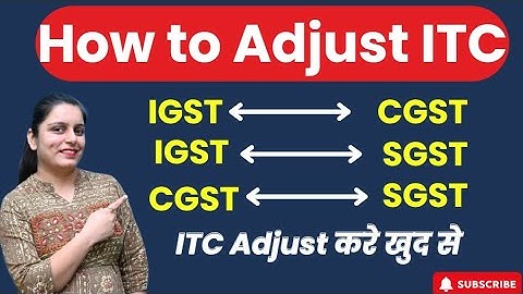 IGST, CGST aur SGST का Adjustment कैसे करें? GST Set-Off Rules Explained in Hindi"