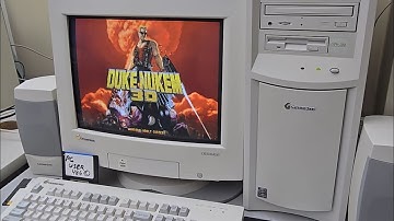 Playing DOS games on a 90s PC 