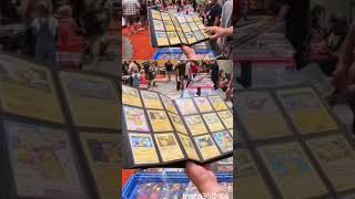 My Mom’s INSANE Pikachu Binder! #pokemon #cardshow #vendorpov #pikachu #pokemoncommunity #collection