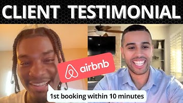 How a 22 Year Old Got 1st Airbnb Arbitrage Booking in UNDER 1 Hr of Being Live (Client Testimonial)