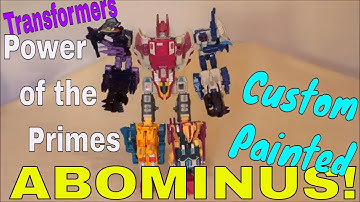 Transformers Power of the Primes Custom Abominus Combined - GotBot True Review NUMBER 419