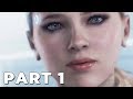 DETROIT BECOME HUMAN Walkthrough Gameplay Part 1 - INTRO (PS4 Pro)