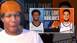 Lvgit Reacts To GRIZZLIES at SUNS | FULL GAME HIGHLIGHTS | January 7, 2024