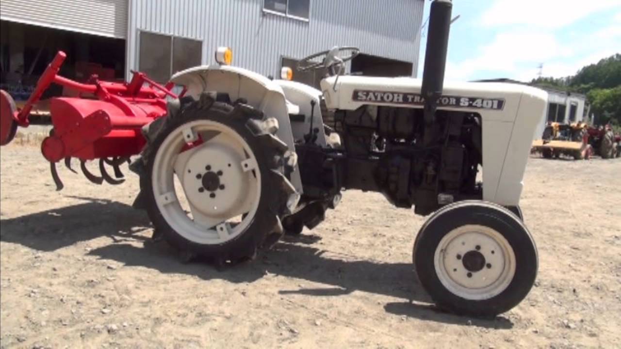 昔のトラクターｻﾄｰS401 Vintage and classic tractor in JAPAN YouTube