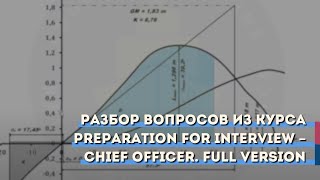 Разбор вопросов из курса Preparation for Interview – Chief Officer. Full Version